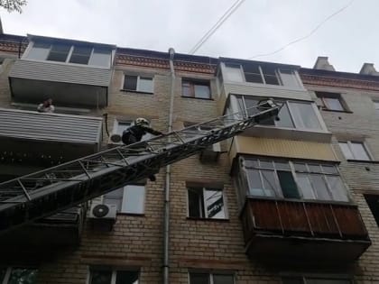 Пожар в многоквартирном доме по улице Краснореченская