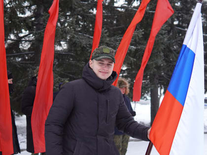 Студенты КнАГУ стали участниками акции в поддержку российских военных, участвующих в спецоперации