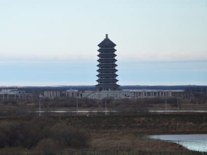 Строительство нового пограничного пункта на острове Большой Уссурийский