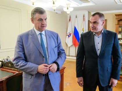 Леонид Слуцкий провёл рабочую встречу с главой Республики Марий Эл Юрием Зайцевым