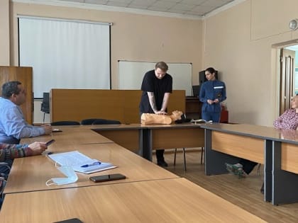 В филиале прошло обучение по оказанию первой помощи
