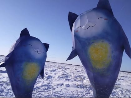 Рыбо-котики на льду Амура (Наречие 2023)