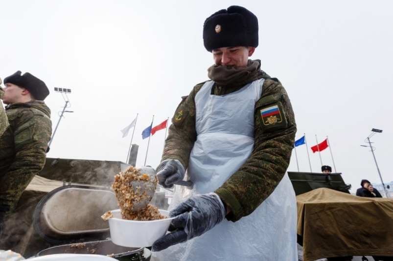 Солдатская каша в хабаровске