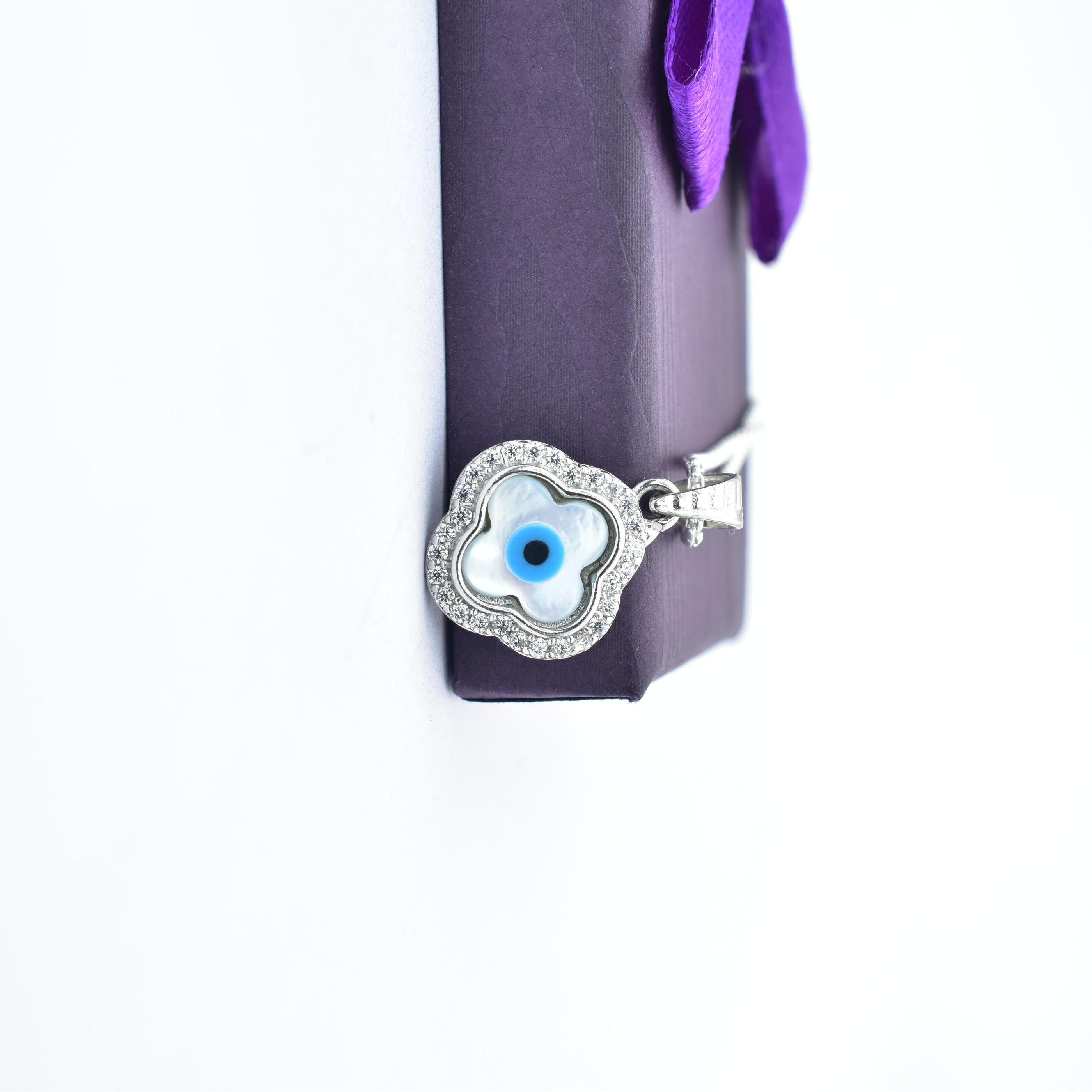 Silver Evil Eye Pendant