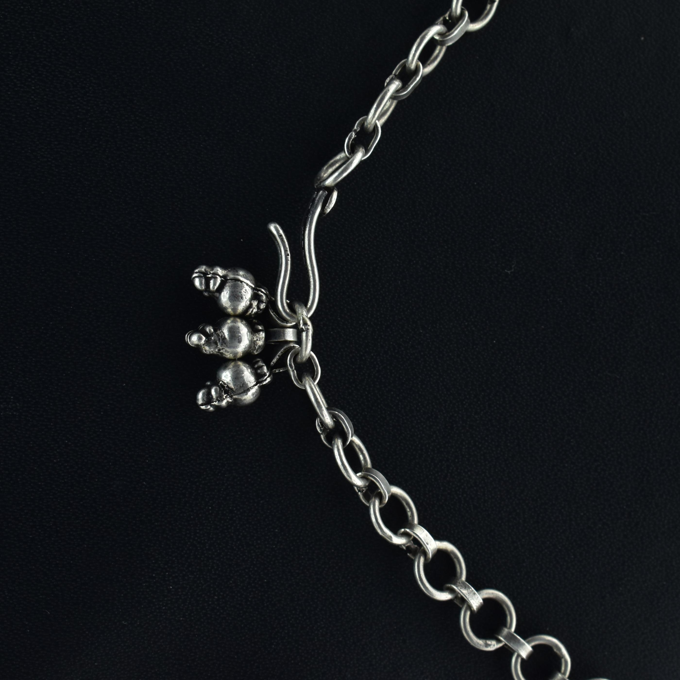 Awesome 925 sterling silver beads chain necklace, gorgeous flower design pendant