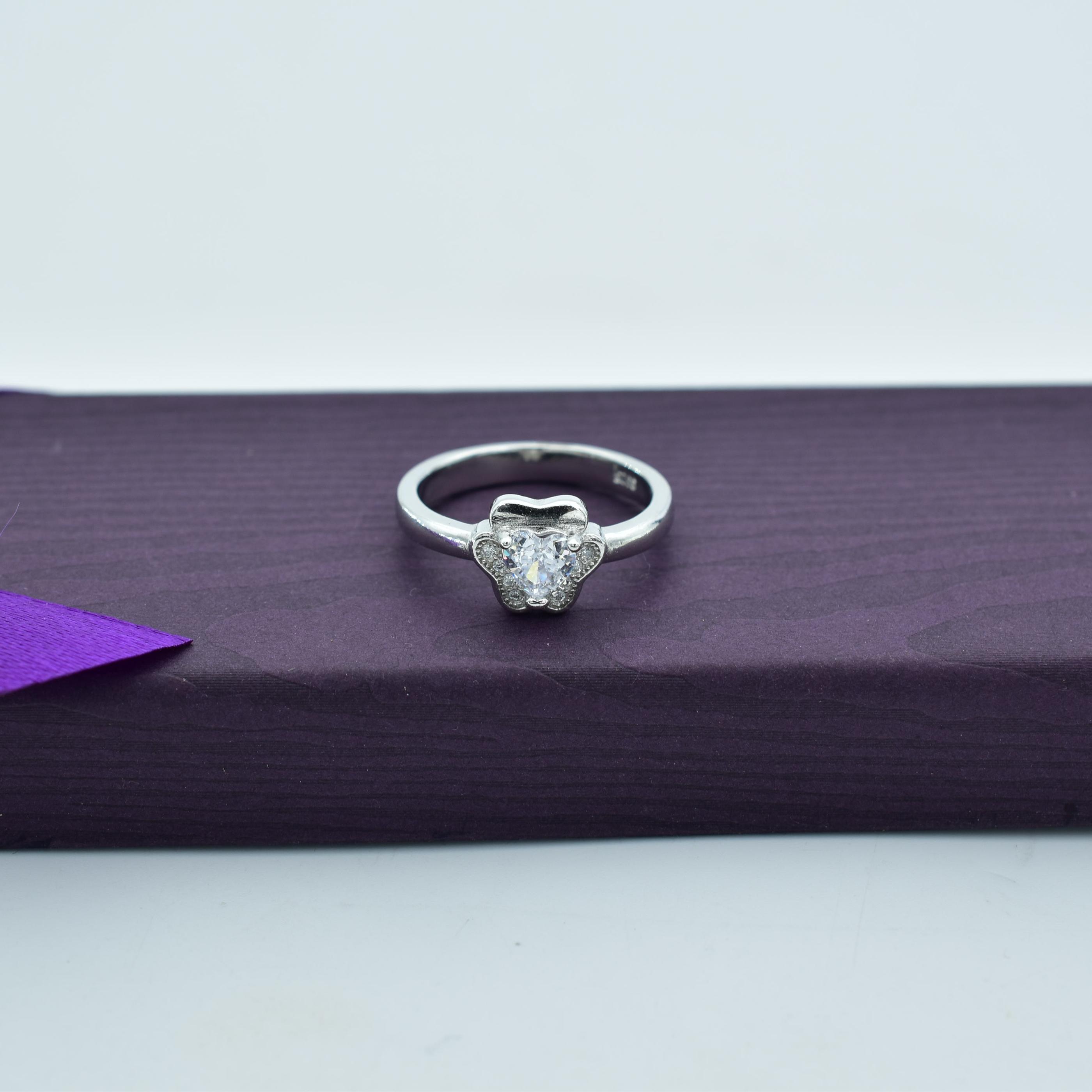 Sterling Siver Butterfly Style Ladies Ring