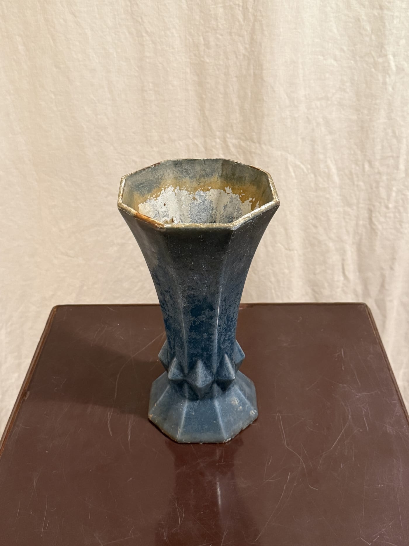 Art Deco 琺瑯鑄鐵花瓶