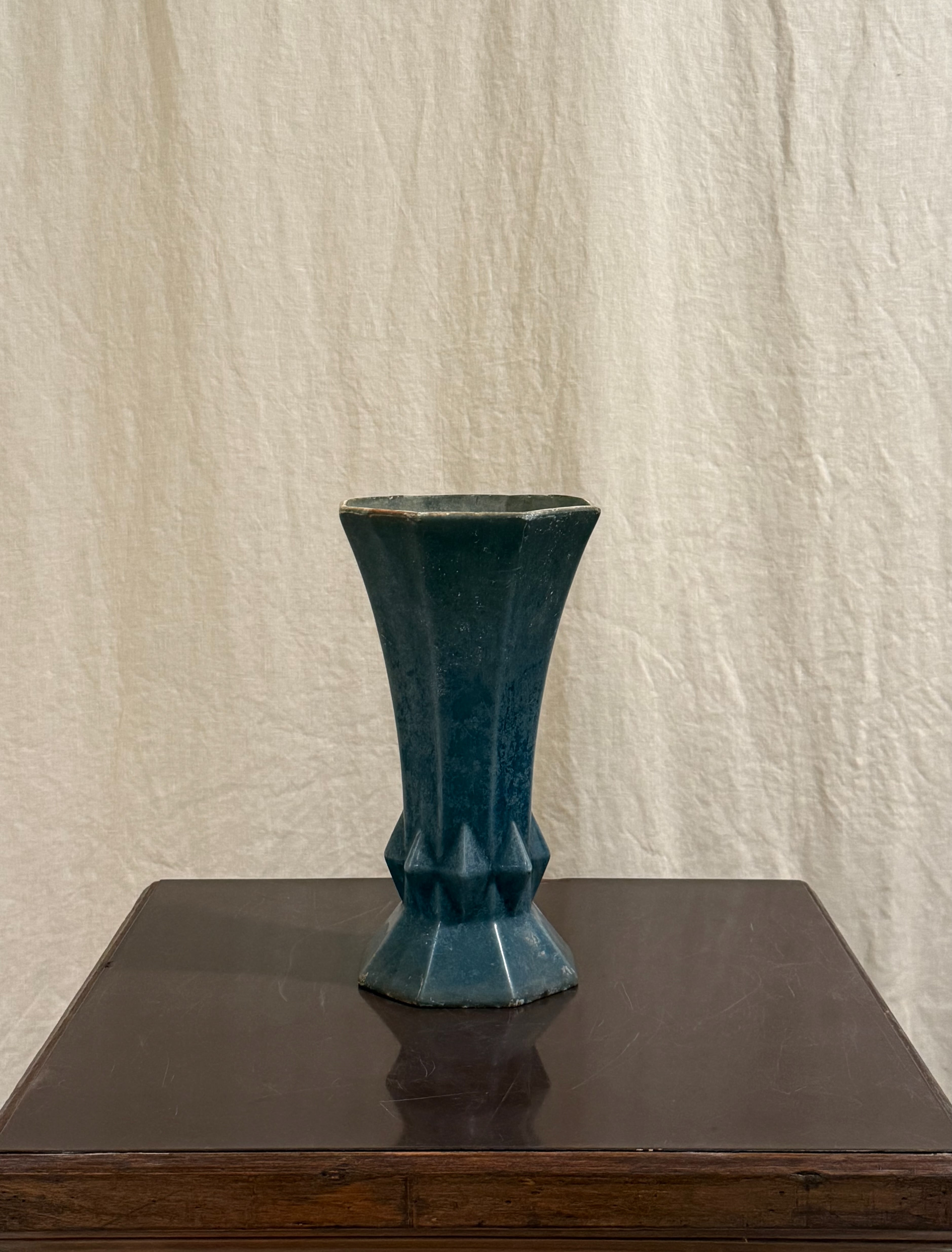 Art Deco 琺瑯鑄鐵花瓶