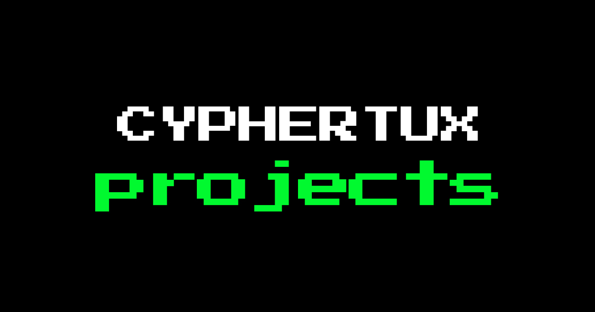 Projects | CypherTux OS