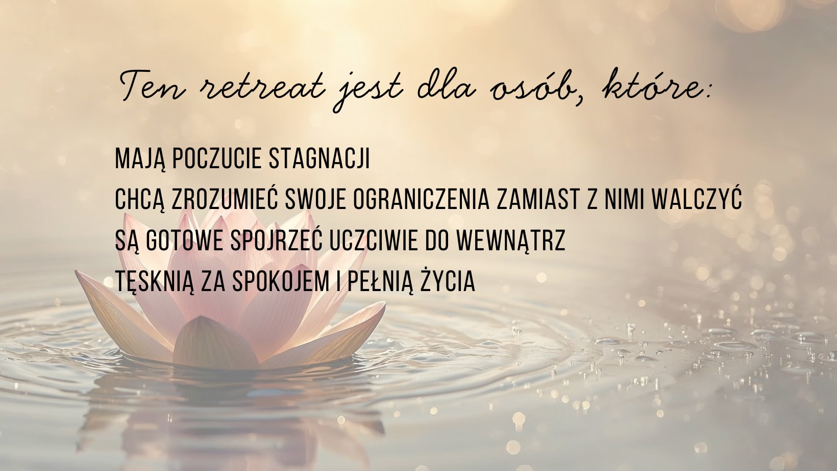 Podróż w głąb siebie - retreat z wykładami Thay Thien Son, jogą i medytacją