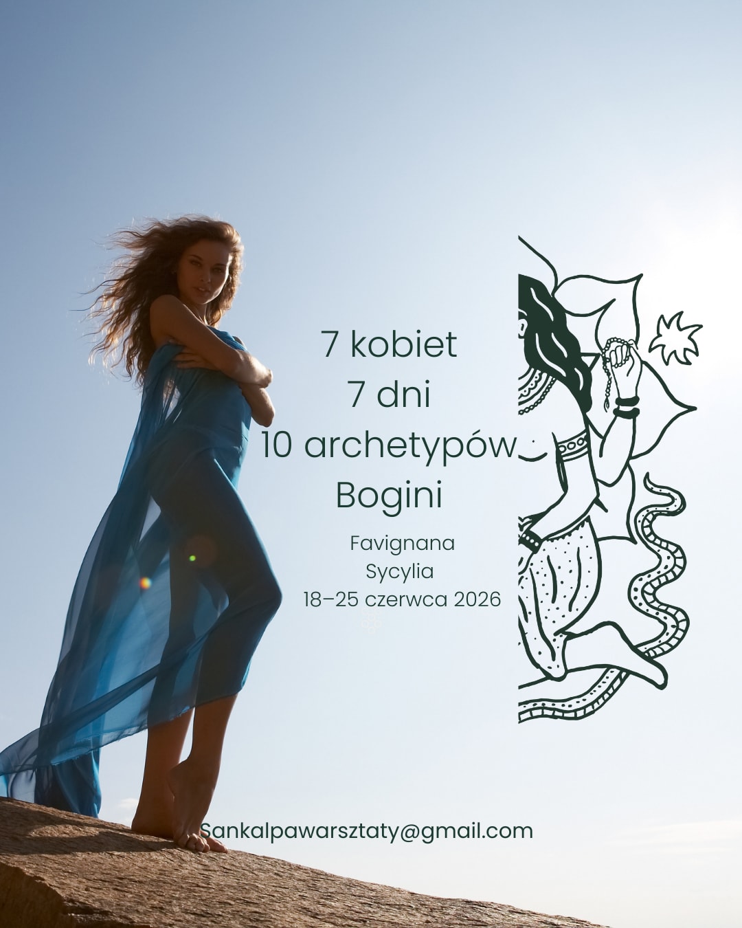 Joga i Boskość: Odkryj swoją kobiecą moc na Sycylii. 18-15 Czerwca, Favigniana