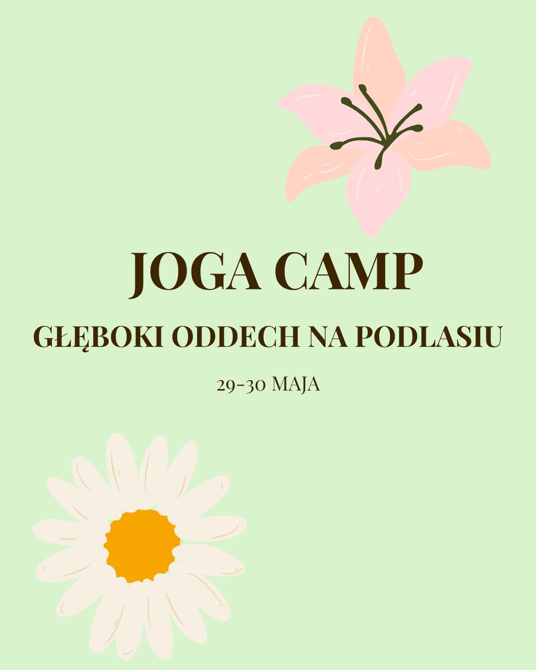 Joga Camp. Głęboki oddech na Podlasiu. 
