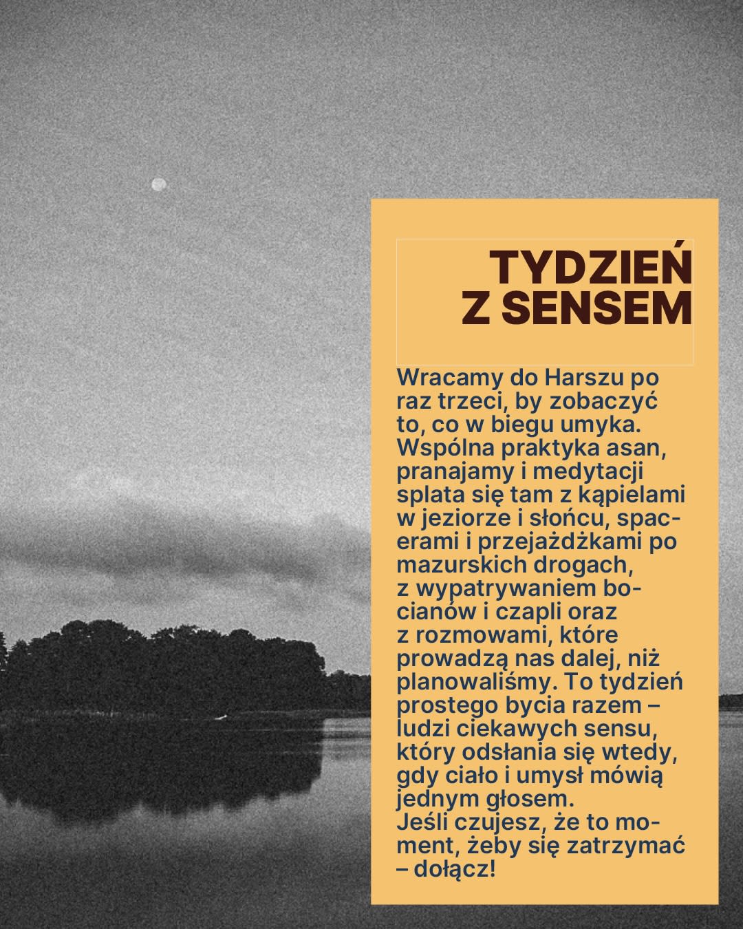 WYPRAWA PO SENS joga kamp