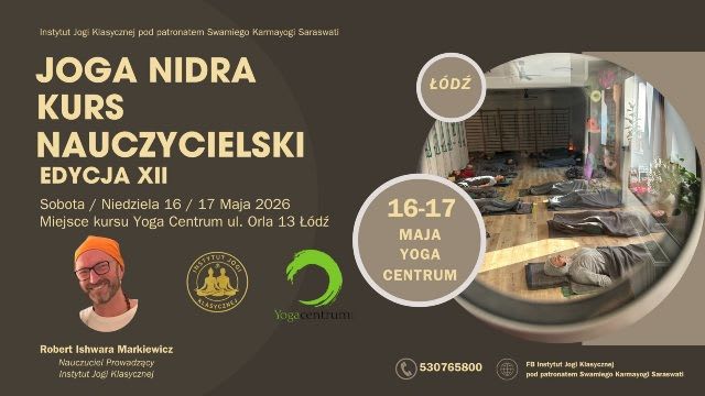 Kurs nauczycielski Joga Nidra klasycznie