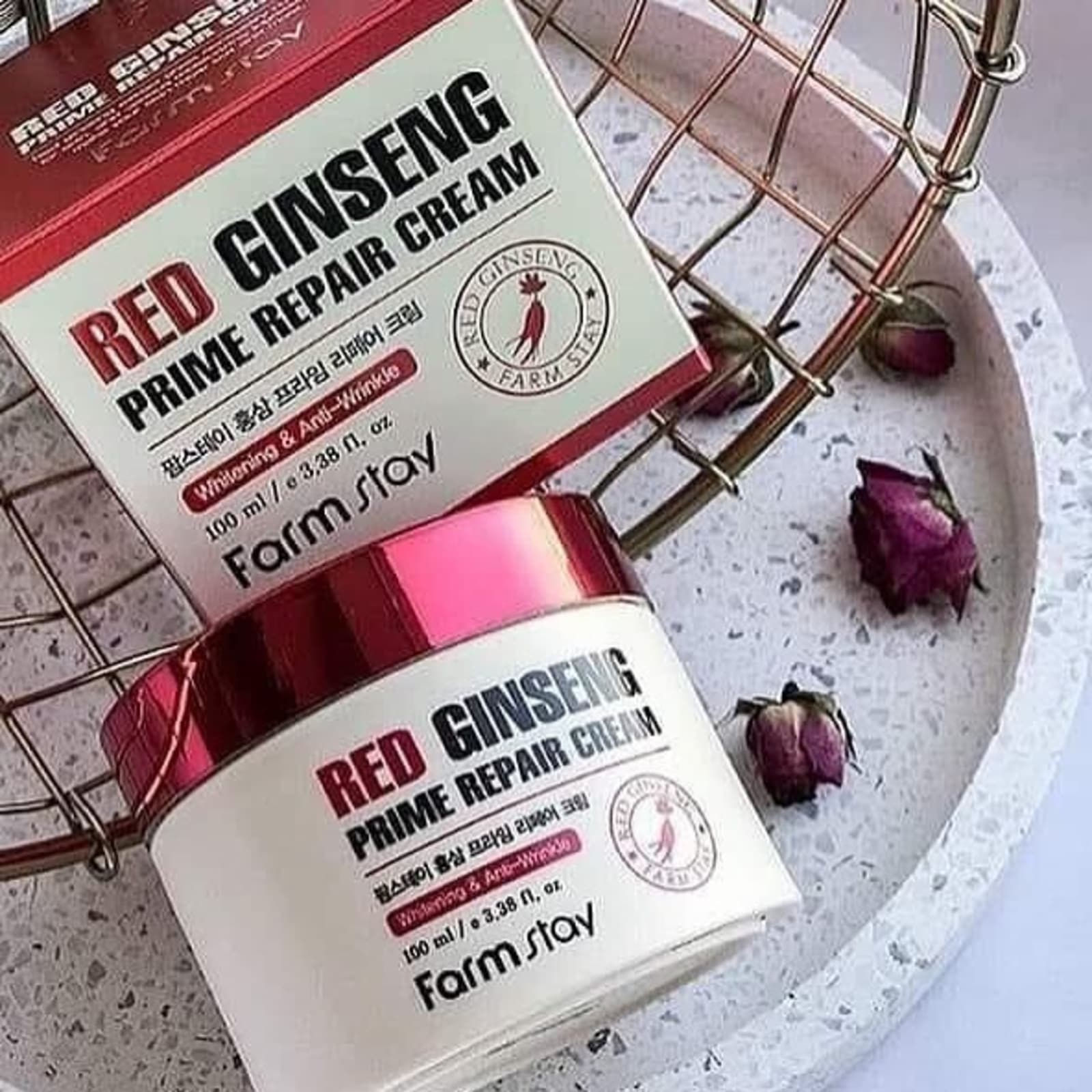 Farmstay Red Ginseng Prime Repair Cream - Vista 1