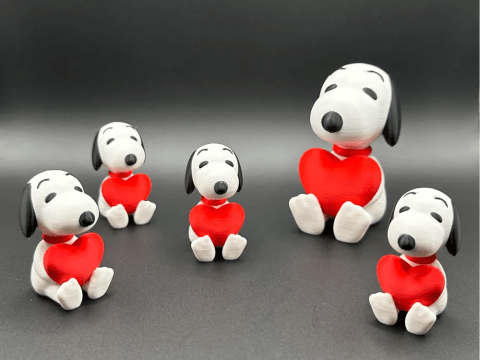 Snoopy de San Valentín