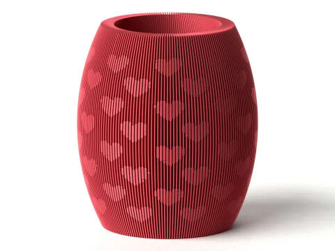 Jarrón Corazones