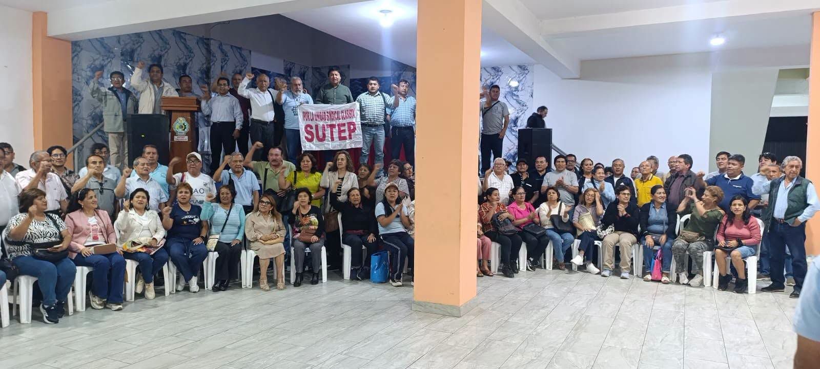 SUTEP La Libertad fortalece la unidad y convoca a plantón por pensiones dignas