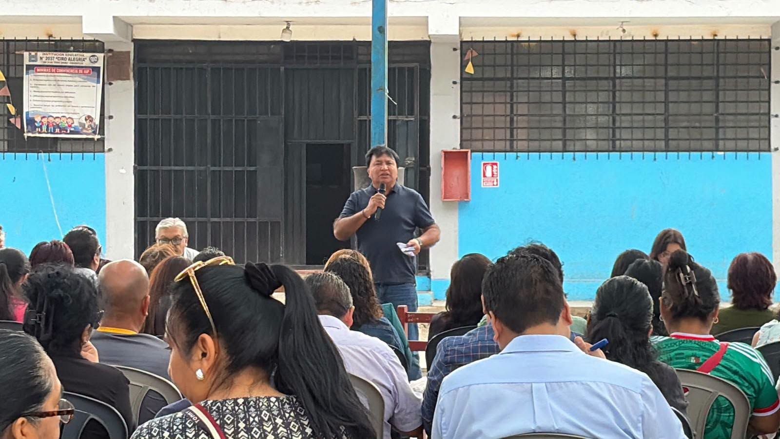 Lucio Castro fortalece la organización de las bases en Lima rumbo al Paro Nacional del 29 de octubre