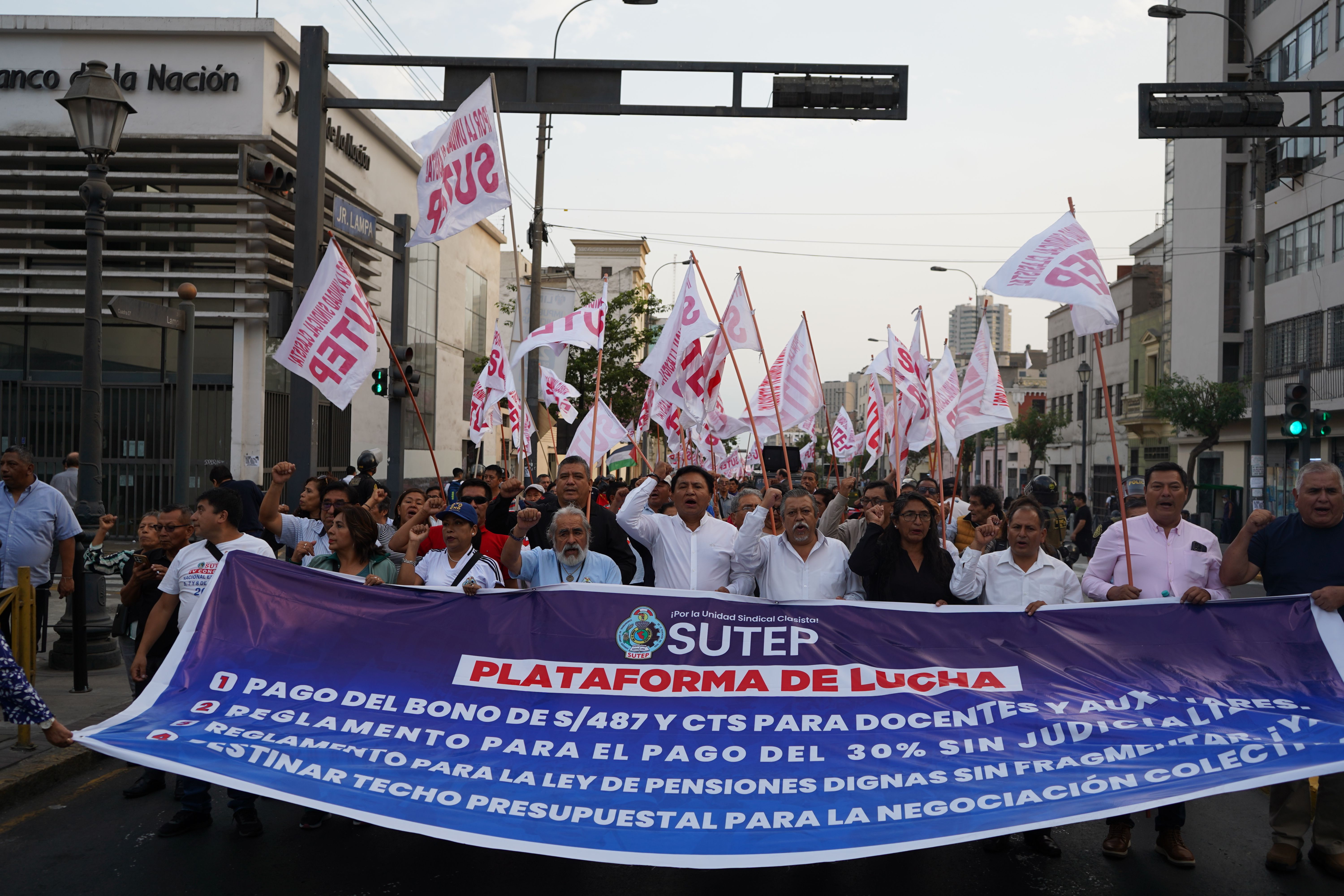 ¡Este jueves 29 de octubre, todos al Paro Nacional del SUTEP!
