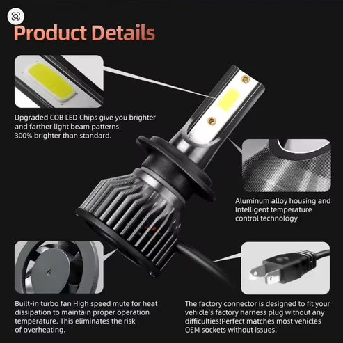 Advanced H4 LED Headlights