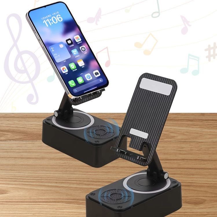 5-in-1 Phone & Tablet Stand With Power Bank, Speaker & Bluetooth