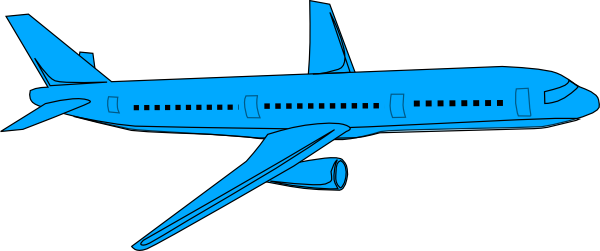 Aviation Clipart Blue Plane - Clip Art Blue Airplane - Free Transparent PNG Clipart Images Download. - Transparent PNG Free Download