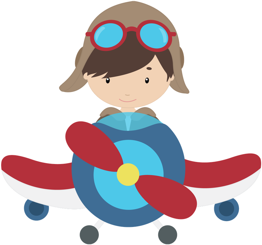 Flugzeug Party, Clipart, Flugzeuge, Jungen, Ideen, - Airplane Boy Clipart - Free Transparent PNG Clipart Images Download. - Transparent PNG Free Download