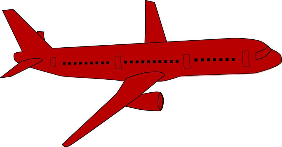 Red Airplane Clip Art At Clker Com Vector Online Clipart - Red Airplane Cartoon - Free Transparent PNG Clipart Images Download. - Transparent PNG Free Download