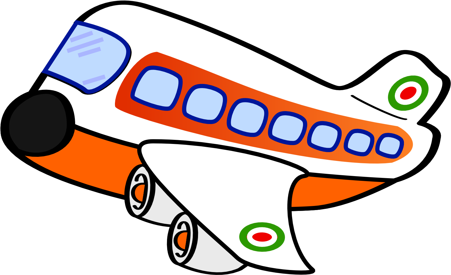 Eroplano Clipart - Airplane Cartoon No Background - Free Transparent PNG Clipart Images Download. - Transparent PNG Free Download