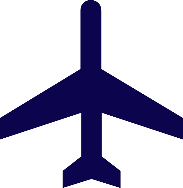 Blue Plane Clip Art At Clker Com Vector Clip Art Online - Airplane Clipart Blue - Free Transparent PNG Clipart Images Download. - Transparent PNG Free Download