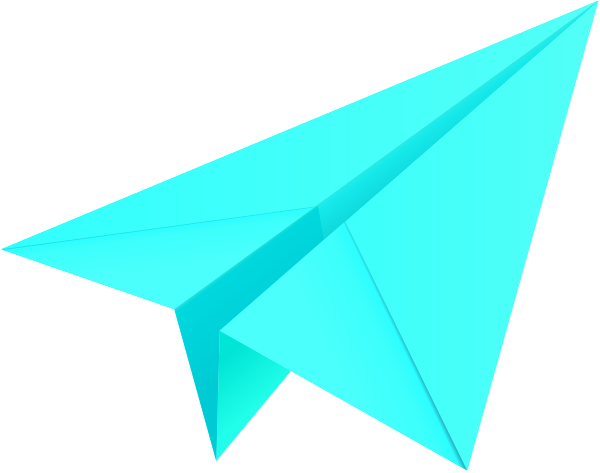 Paper Plane Vector - Blue Paper Airplane Clipart - Free Transparent PNG Clipart Images Download. - Transparent PNG Free Download
