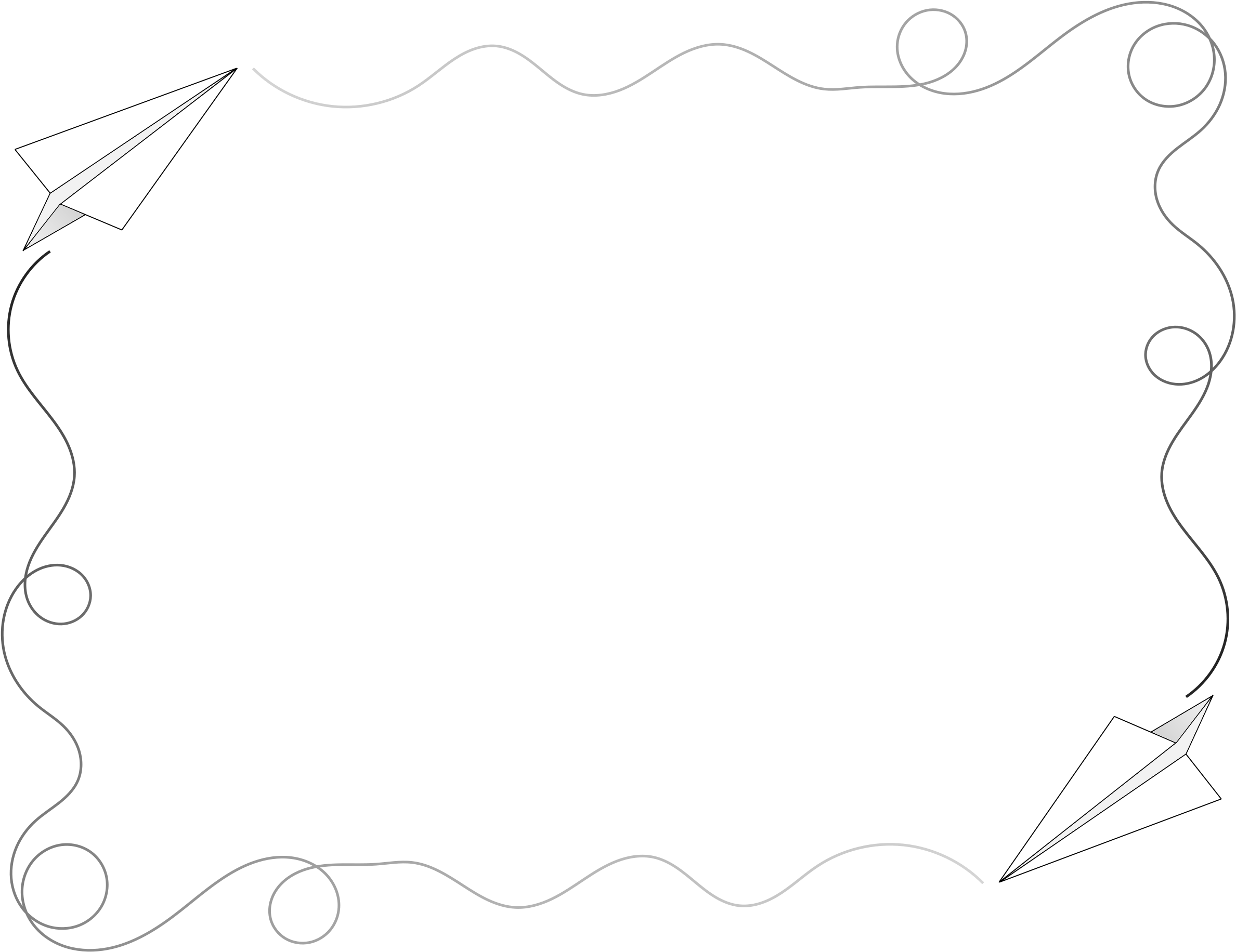 Paper Border Clipart - Airplane Border Clip Art - Free Transparent PNG Clipart Images Download. - Transparent PNG Free Download