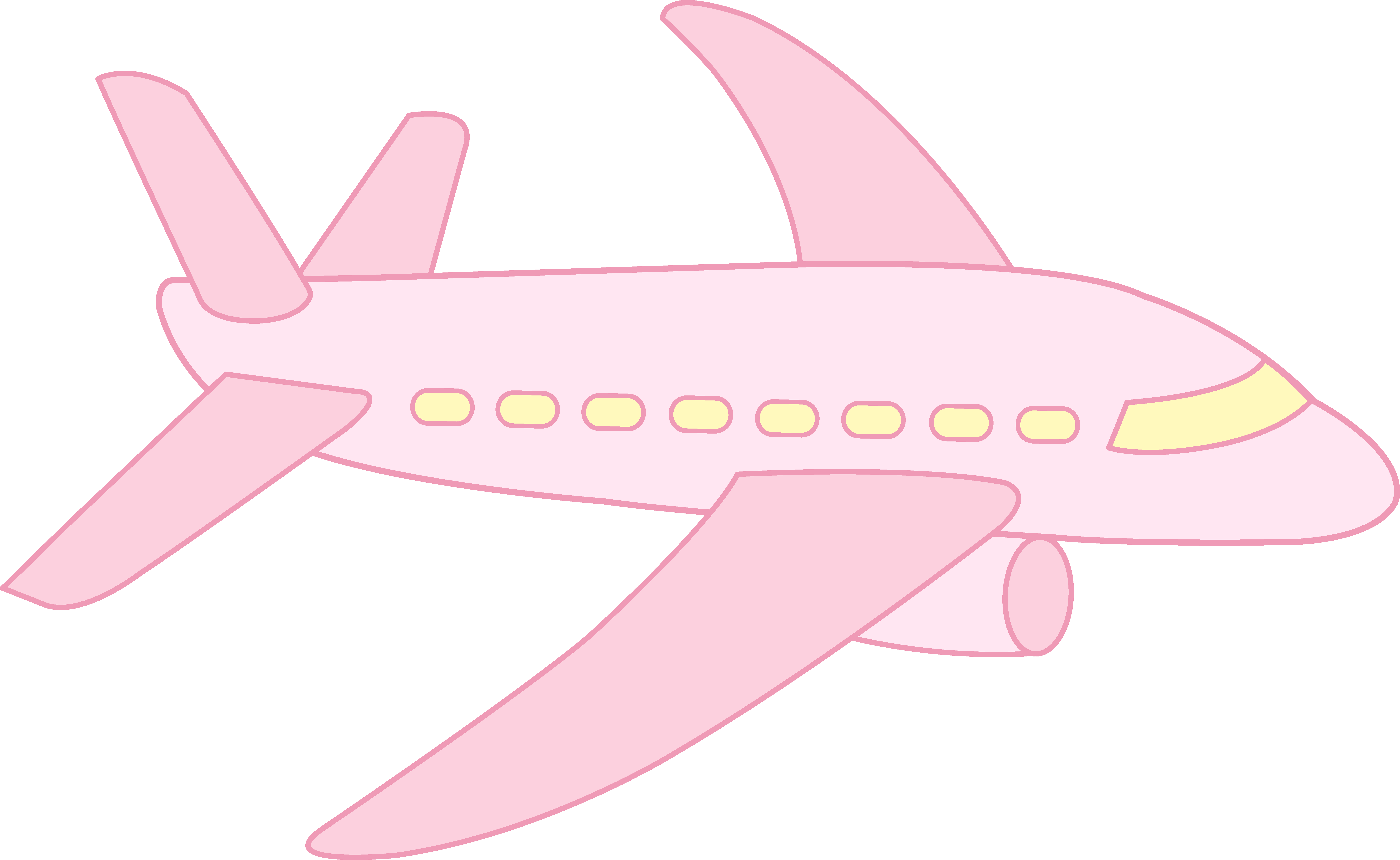 Cartoon - Cute Cartoon Airplane - Free Transparent PNG Clipart Images Download. - Transparent PNG Free Download
