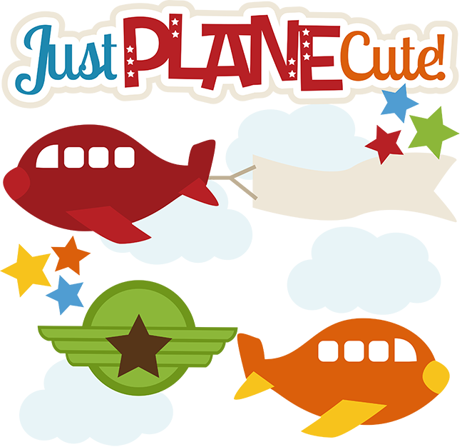 Just Plane Cute Svg Files For Scrapbooking Cardmaking - Cute Airplane Clipart - Free Transparent PNG Clipart Images Download. - Transparent PNG Free Download