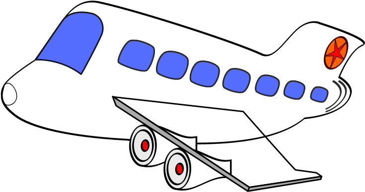 Free Transport Clipart - Transparent Background Cartoon Airplane - Free Transparent PNG Clipart Images Download. - Transparent PNG Free Download