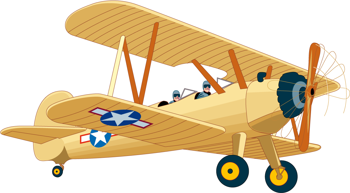 Vintage Aircraft Flight Png Clipart - Vintage Airplane Clip Art - Free Transparent PNG Clipart Images Download. - Transparent PNG Free Download