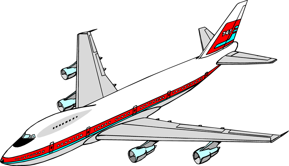 Aircraft Clipart Boeing 747 - Airplane Clipart - Free Transparent PNG Clipart Images Download. - Transparent PNG Free Download