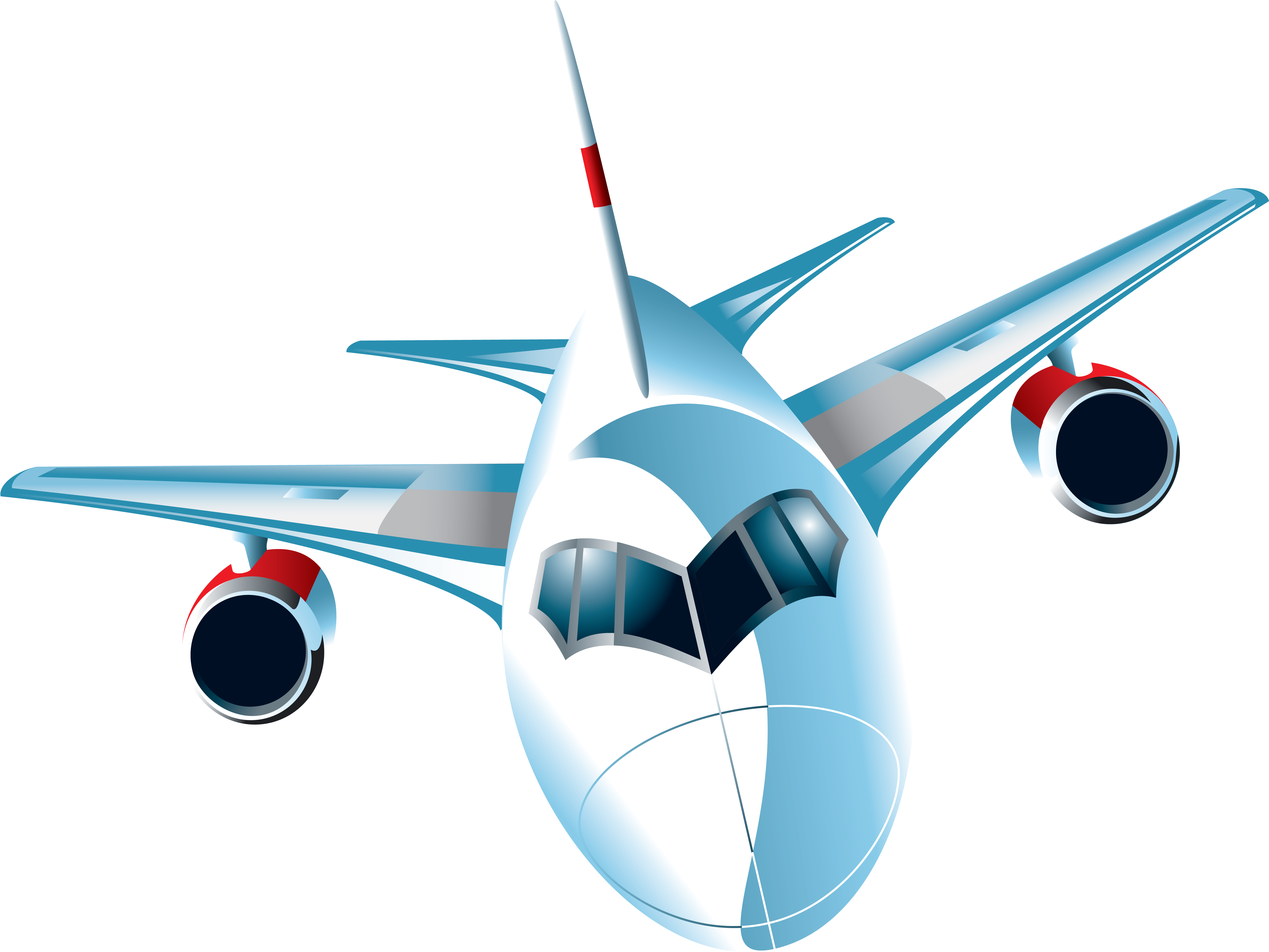 Passenger Airplane Front View Png Clipart - Airplane - Free Transparent PNG Clipart Images Download. - Transparent PNG Free Download