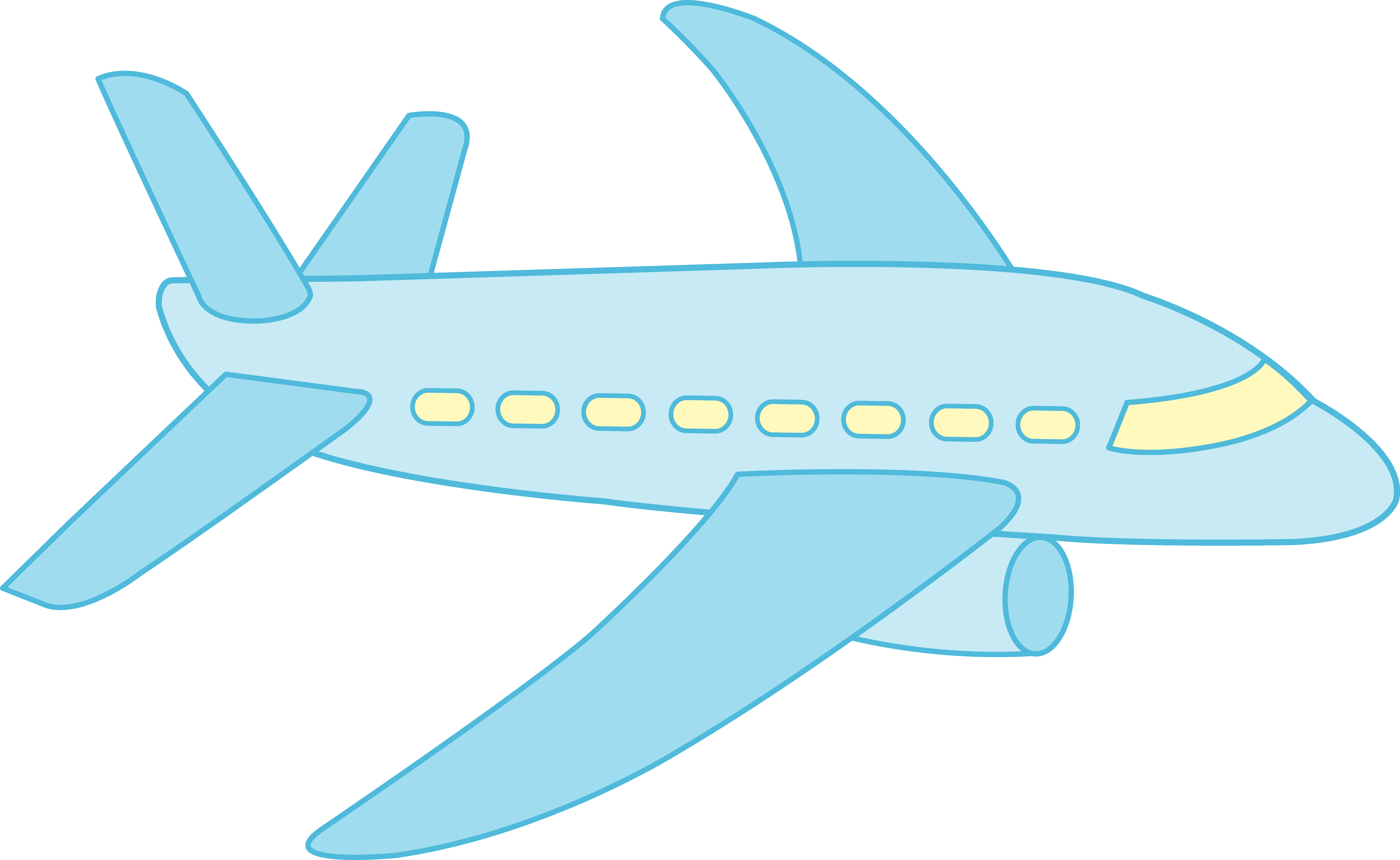 Little Blue Airplane - Blue Airplane - Free Transparent PNG Clipart Images Download. - Transparent PNG Free Download