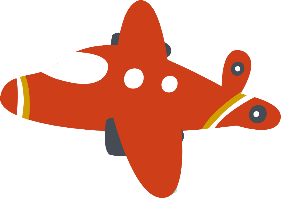 Cute Airplane Vector Png - Free Transparent PNG Clipart Images Download. - Transparent PNG Free Download
