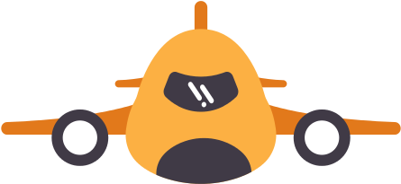 Plane Vector Illustration Design - Airplane - Free Transparent PNG Clipart Images Download. - Transparent PNG Free Download