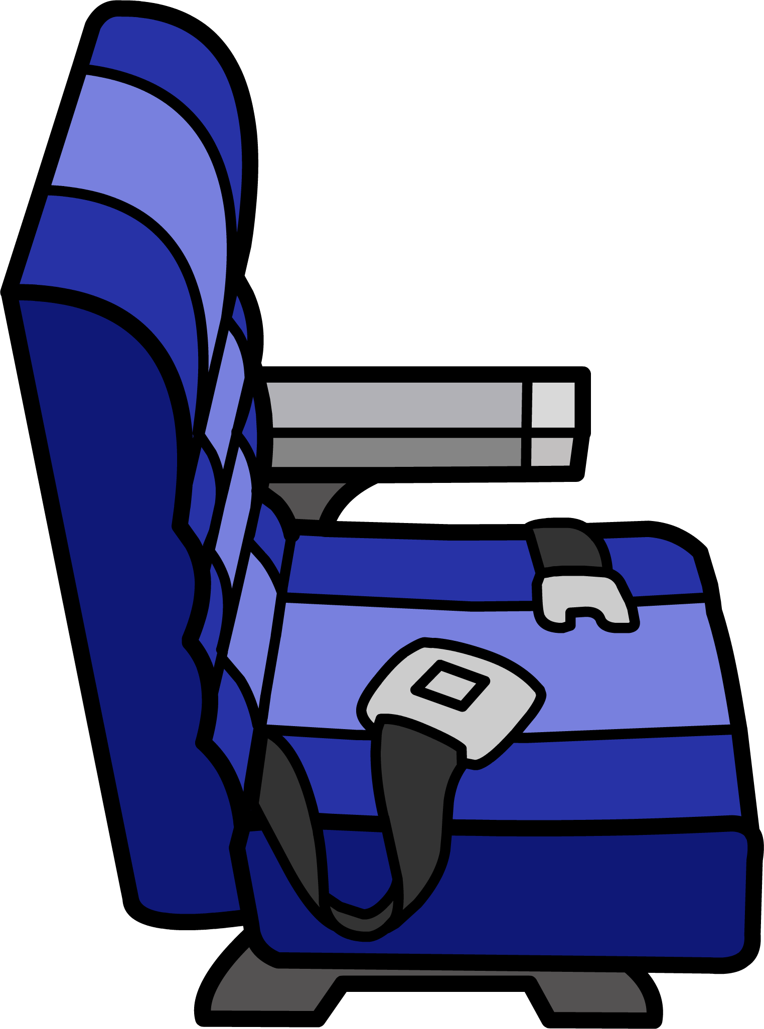 Airplane Seats Clipart - Airplane Seat Club Penguin - Free Transparent PNG Clipart Images Download. - Transparent PNG Free Download