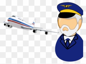 Plane Clipart Captain - Airplane Pilot Png - Free Transparent PNG Clipart Images Download. - Transparent PNG Free Download