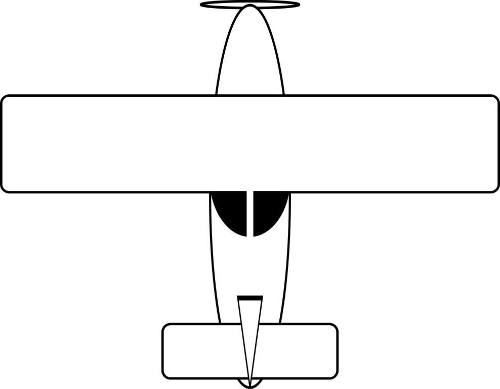 File - Airplane Drawing - Svg - Wikimedia Commons - Simple Airplane Drawing - Free Transparent PNG Clipart Images Download. - Transparent PNG Free Download