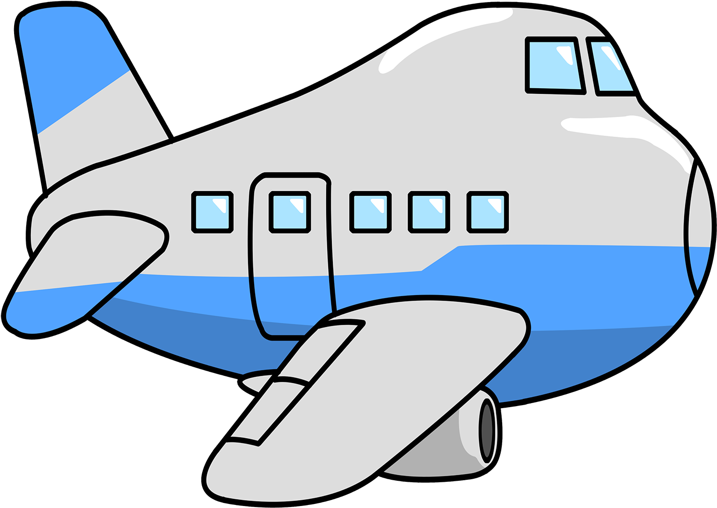 Clipart Airplane - Airplane Coloring Page - Free Transparent PNG Clipart Images Download. - Transparent PNG Free Download
