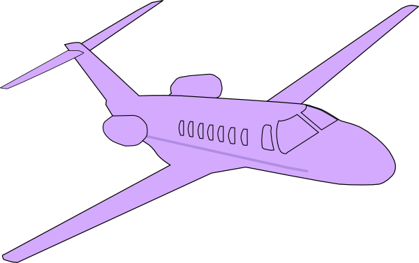 Purple Clipart Airplane - Purple Airplane - Free Transparent PNG Clipart Images Download. - Transparent PNG Free Download