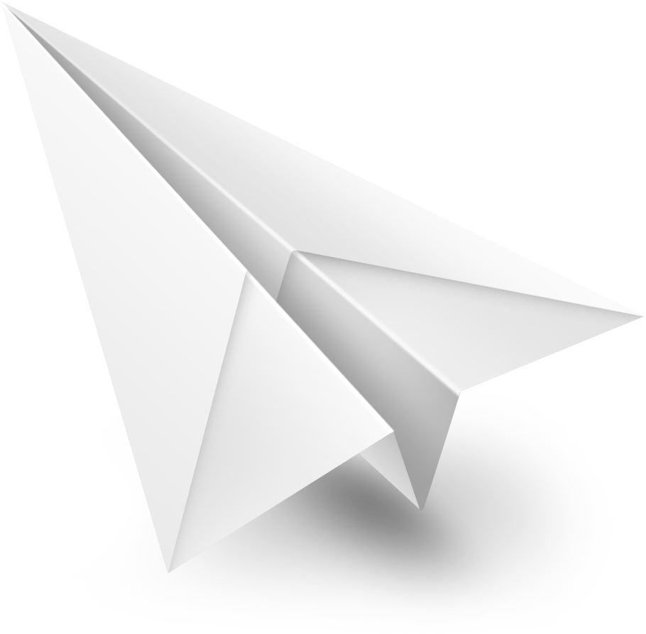 White Paper Plane Png Image - Paper Airplane - Free Transparent PNG Clipart Images Download. - Transparent PNG Free Download