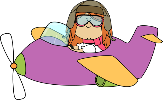 Airplane Pictures For Kids - Girl Flying Airplane Clipart - Free Transparent PNG Clipart Images Download. - Transparent PNG Free Download