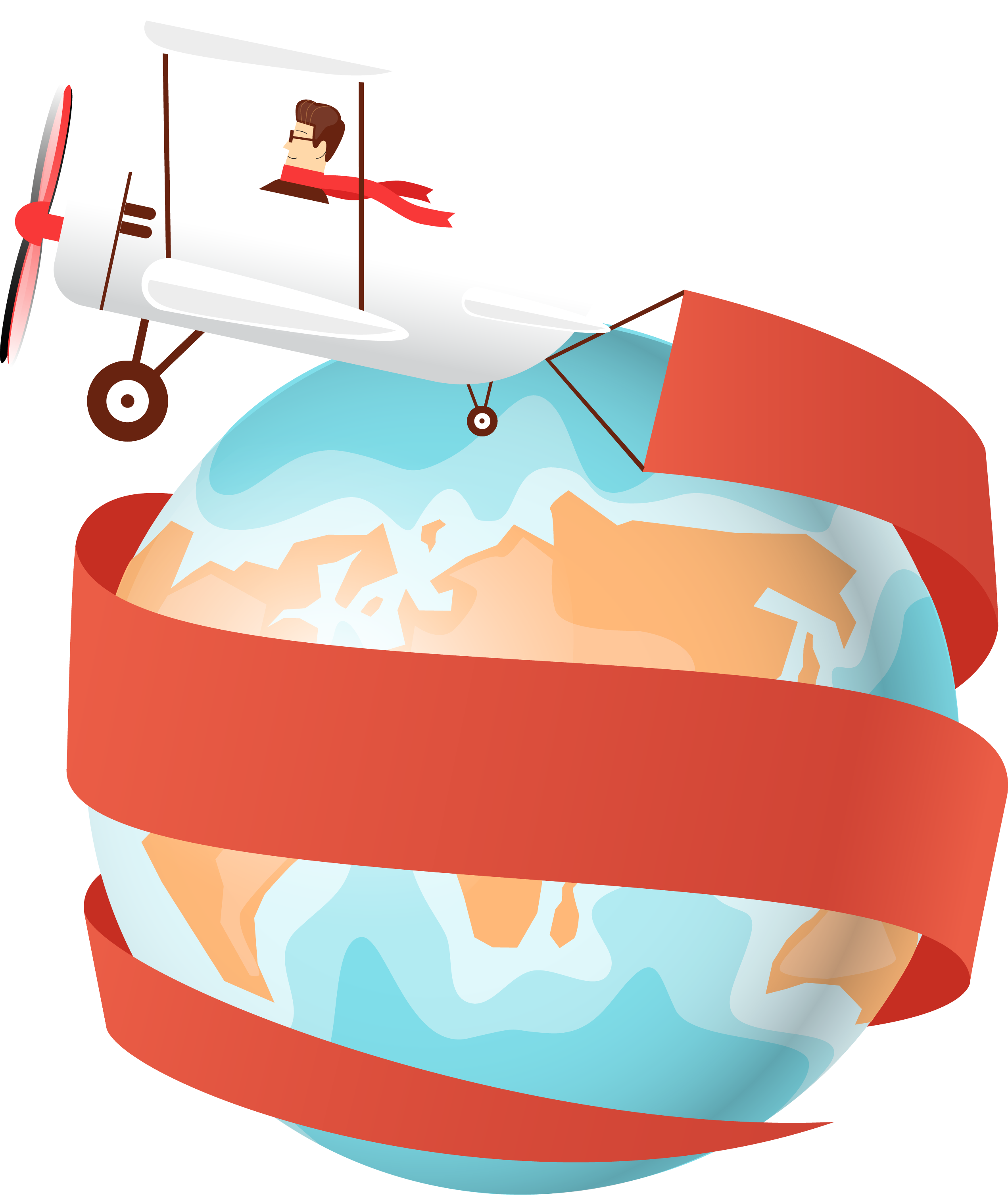 Airplane Vacation Open The To Around World - Airplane Around The World Clipart Png - Free Transparent PNG Clipart Images Download. - Transparent PNG Free Download